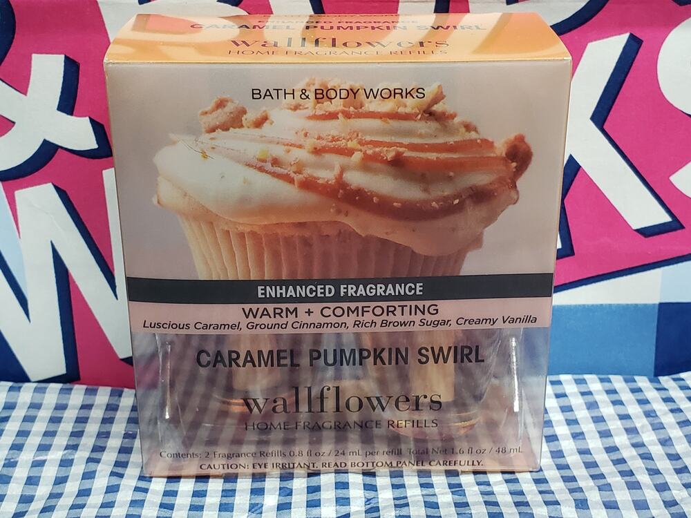 BBW Caramel Pumpkin Swirl ENHANCED FRAGRANCE WARM & COMFORTING Wallflower Refill